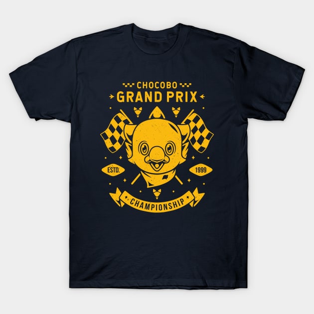 Chocobo Grand Prix T-Shirt by Alundrart